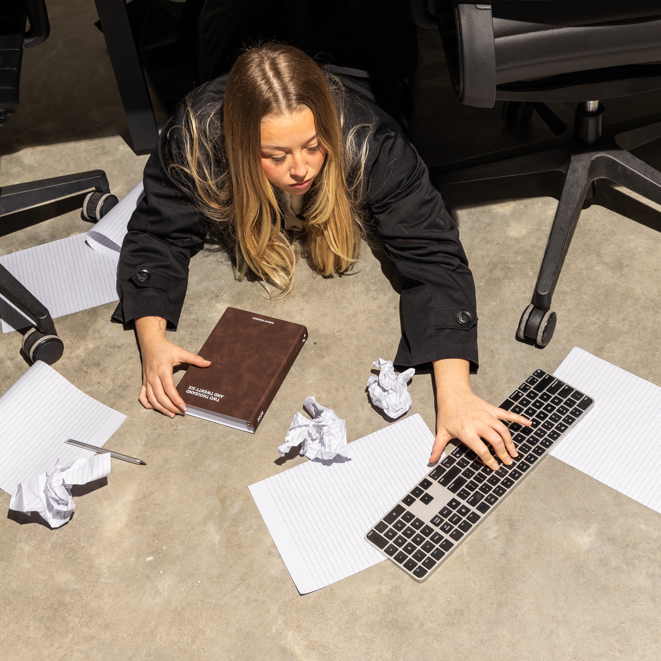 2026 A5 Daily Diary - Faux Leather