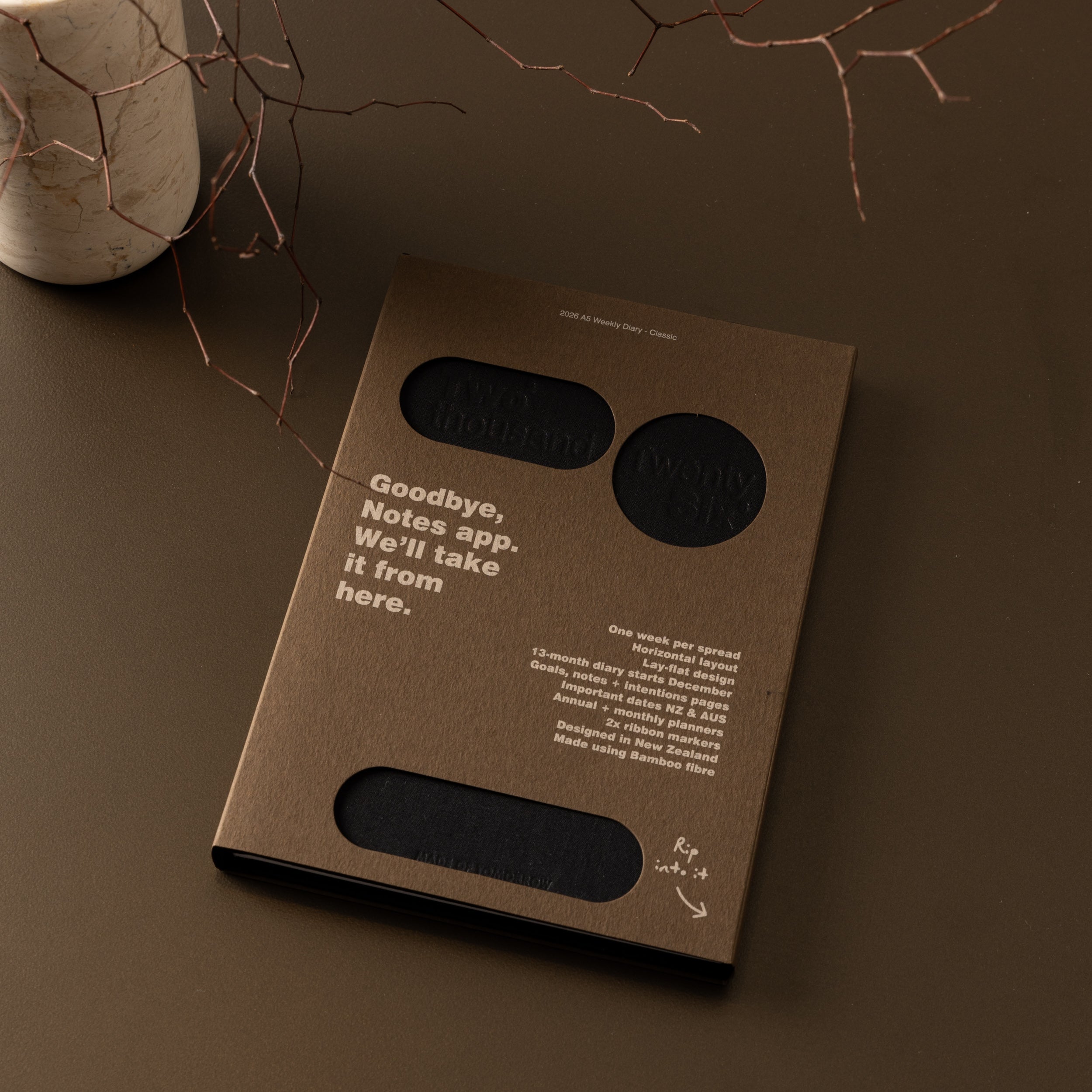 2026 A5 Weekly Diary - Classic