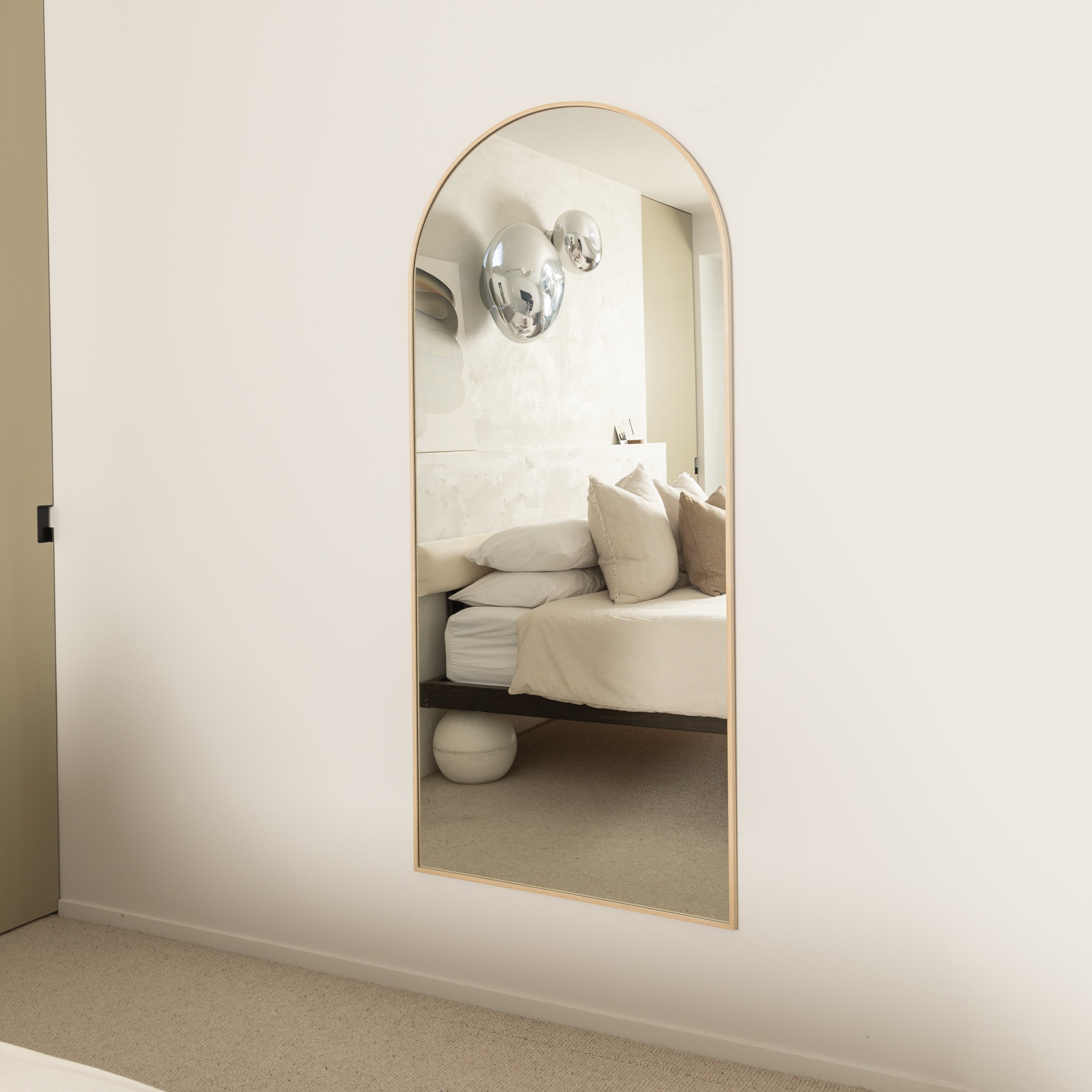 Framed Arch Full Length Mirror