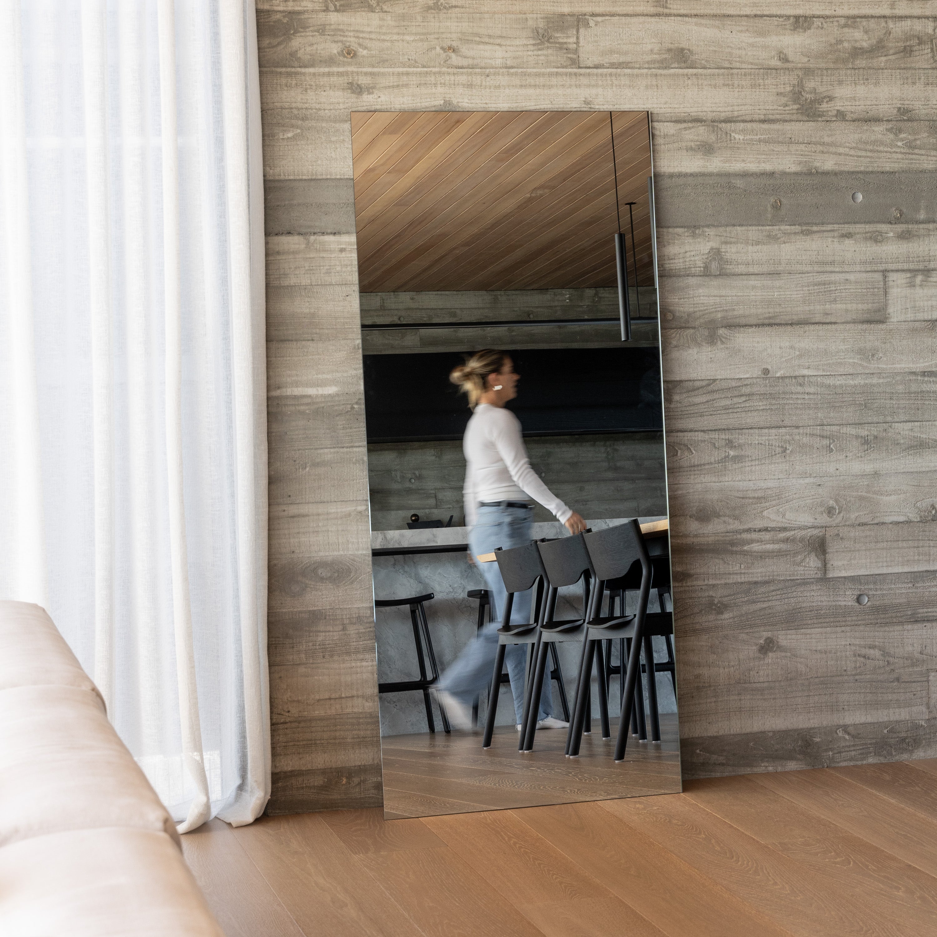 Frameless Rectangle Full Length Mirror