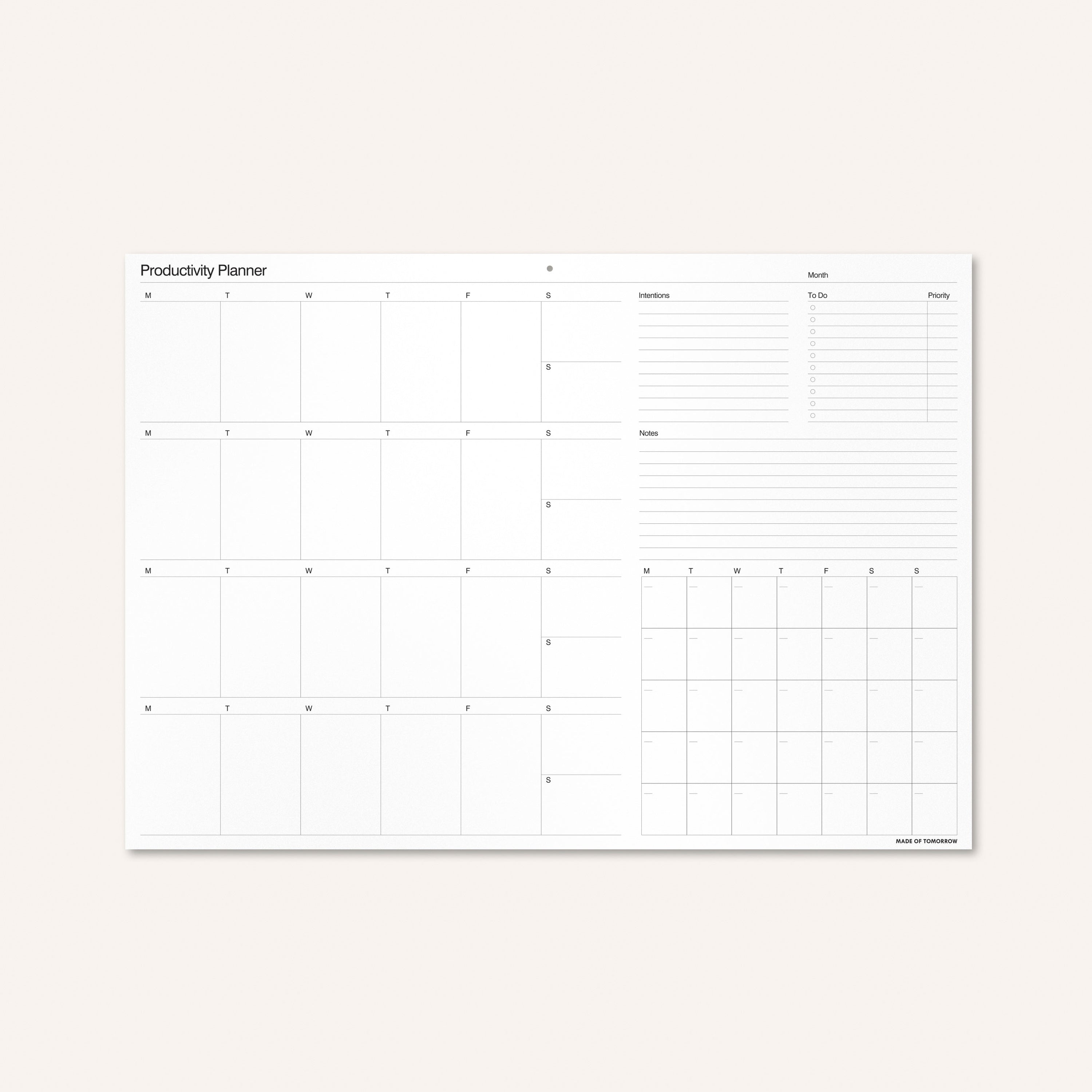 Productivity Planner